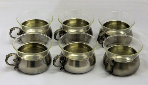 6 Teetassen