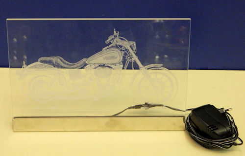 Motorrad Acryl
