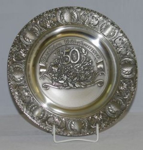 Zinnteller 50.