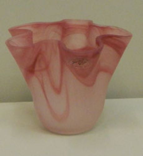 Glasvase Alabaster rot