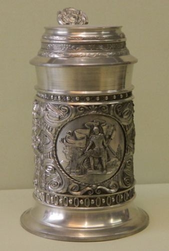 Zinnkrug Feuerwehr