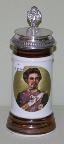 Porzellankrug König Ludwig