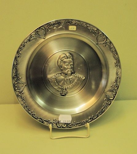 Zinnteller König Ludwig