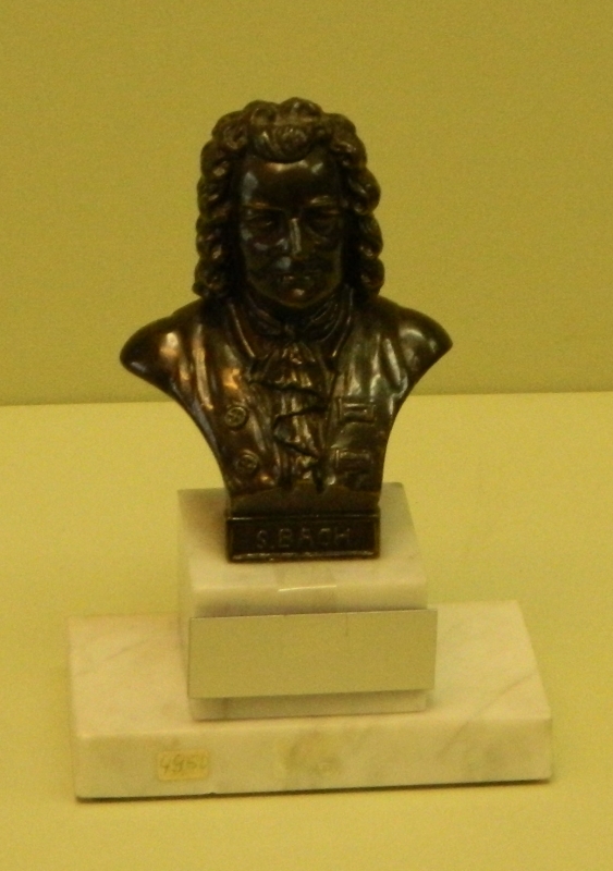 Bronzefigur Komponist S. Bach