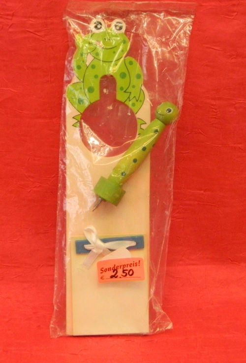 Türschild Frosch