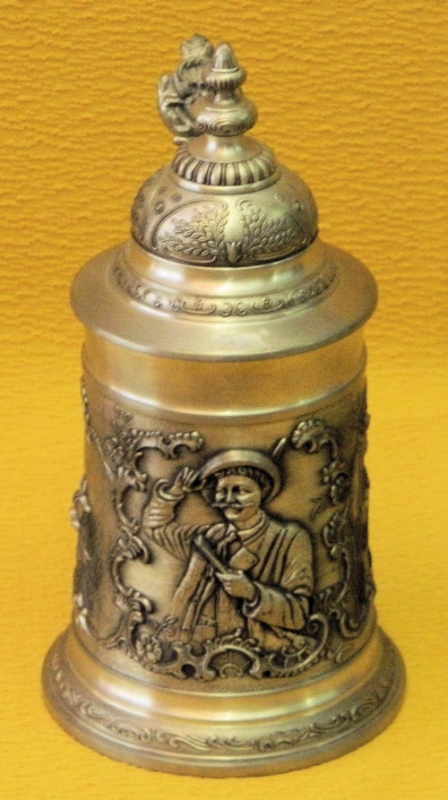 Zinnkrug Jagd